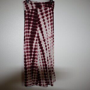 Tie dye maxi skirt